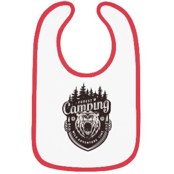 Discover FOREST CAMPING WILD ADVENTURE TIME Bibs