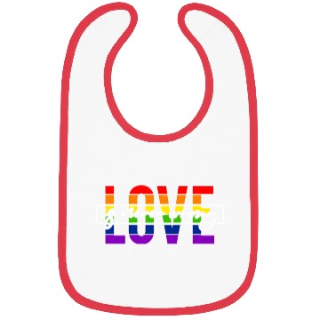 Discover Pride LGBTQ. Statement Bibs