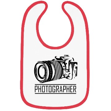 Discover Funny Camera photography quote gift Bibs