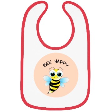 Discover BEE HAPPY - MENTAL HEALTH STICKER Bibs