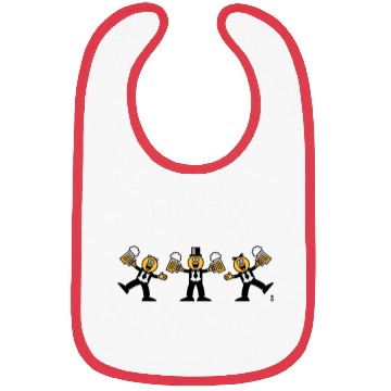 Discover Bachelor Support Team (Caricature / Dance / W) Bibs