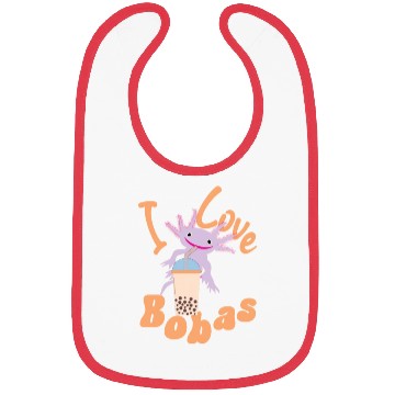 Discover boba axolotl Bibs