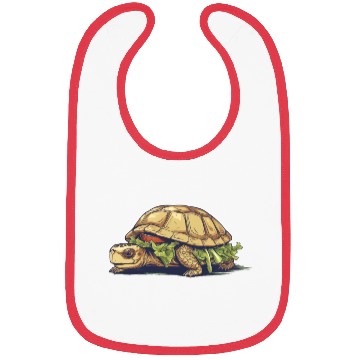 Discover Turtle Sandwich Sticker n' Bibs Version