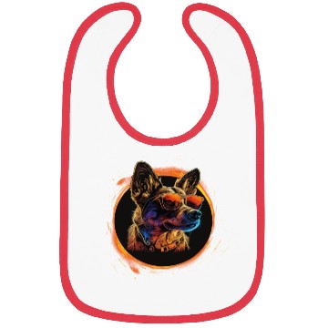 Discover German Shepherd-neon dog Bibs