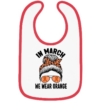 Discover In March We Wear Orange MS Multiple Sclerosis Shi Bibs