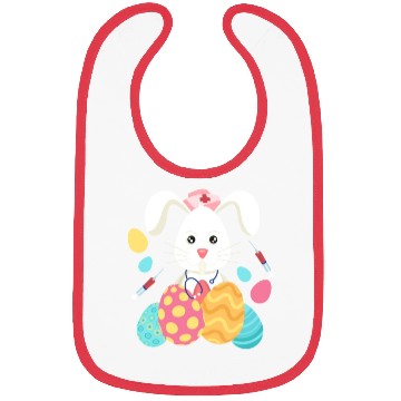 Discover Easter Medical Bunny Eggs Nursing Rabbit Bibs