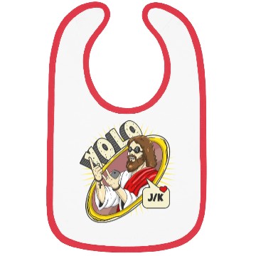 Discover Live Once Jk Easter Funny Guess Who's Back Jesus Bibs