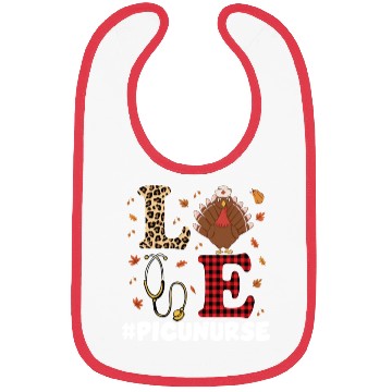 Discover Cute PICU Nurse Thanksgiving Costume Bibs