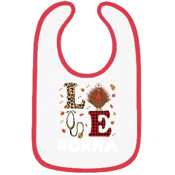 Discover Cute CRNA Nurse Anesthesist Thanksgiving Bibs