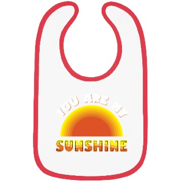 Discover you are my sunshine Bibs