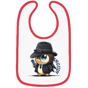 Discover Spy Penguin Bibs