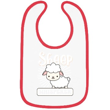 Discover Funny Sheep Barn Farmer Farming Sheep Lover Bibs