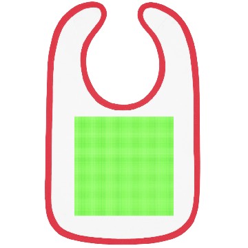 Discover Easter Grass Colors of Spring Plaid Pattern Bibs