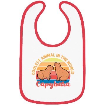 Discover Coolest Animal in The World Capybara Bibs