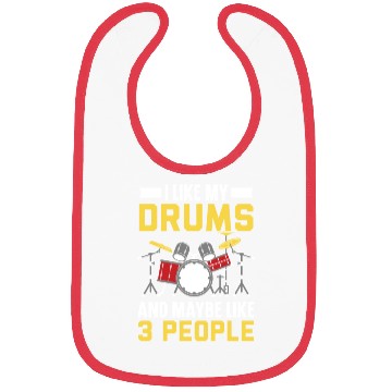 Discover Drummer Musical Instrument Musician Drum Player Bibs