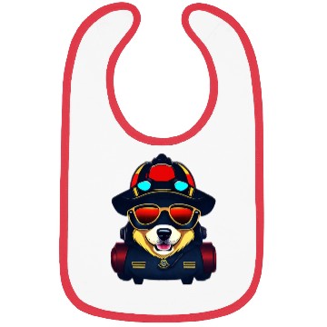 Discover Firefighter Dog Bibs