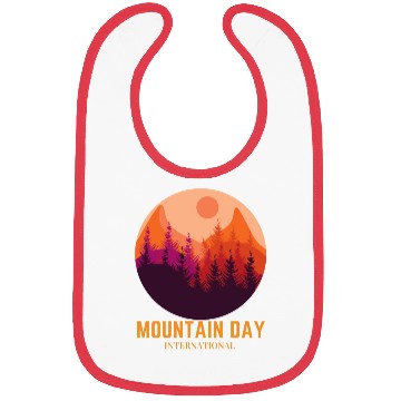 Discover mountain day International, Camping Gift, Forest Bibs