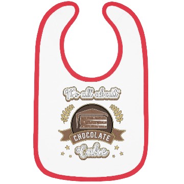 Discover Chocolate Cake Day Dessert Sweet Delicious Bibs