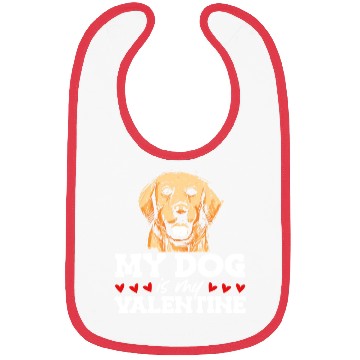 Discover My Dog Is My Valentine Date Cute Doggy Bibs