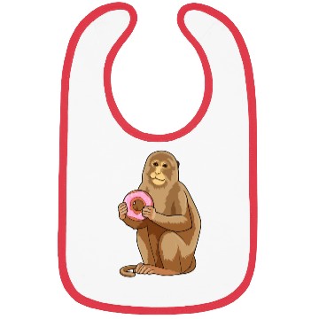 Discover Monkey With Donut Bibs