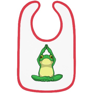 Discover Frog At Yoga In Cross Legged Bibs