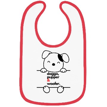 Discover Dog Pup And Woof Bibs