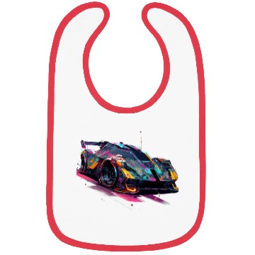 Discover Sci Fi Race Car Bibs