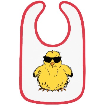 Discover Easter Chick with Sunglasses Bibs