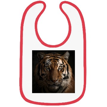 Discover Roaring Majesty: A Stunning Tiger Portrait Bibs