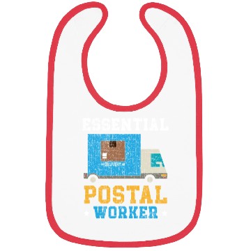 Discover Postal Worker Mail Lady Delivery Mail Escort Bibs