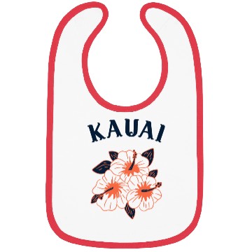 Discover hawaiian hibiscus flowers kauai Bibs