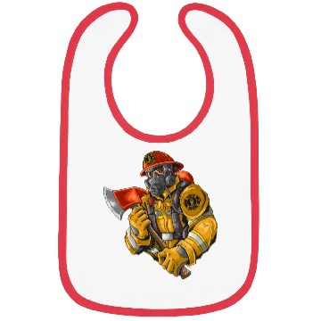 Discover Fire Fighter With Axe Bibs