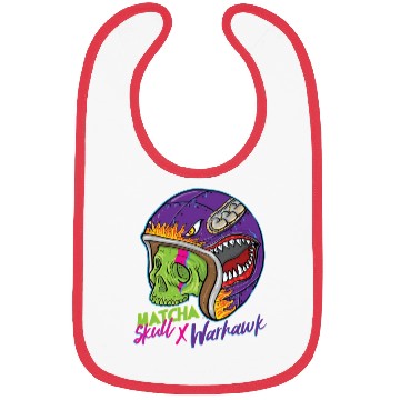 Discover Green Skull Shark Helmet Bibs