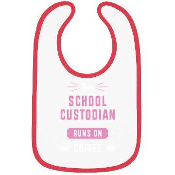 Discover Coffee and Cleaning Janitor School Custodian Bibs