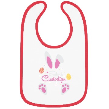 Discover Easter Sunday Bunny School Custodian Bibs