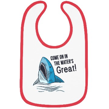 Discover Great White Shark Funny Saying Bibs