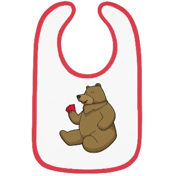 Discover Bear Poker Poker Cards Bibs
