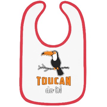 Discover Toucan Do It Bird Watcher Watching Retro Toucans Bibs