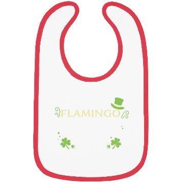 Discover Flamingo - St. Patrick's Day Bibs