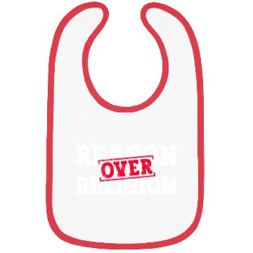Discover Reason Over Religion - Atheist Atheism Bibs