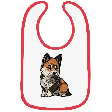 Discover Akita Inu Puppy Bibs
