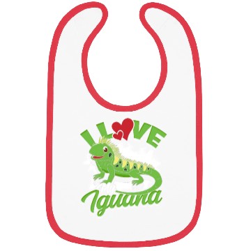 Discover I Love My Iguana - Reptile Bibs