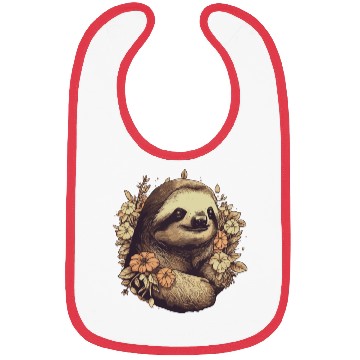 Discover Slothy sloth Bibs