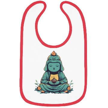 Discover Meditating buddha Bibs