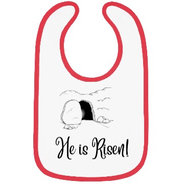 Discover He is Risen Bibs