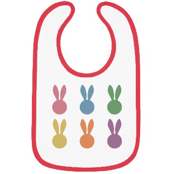 Discover Kids Bunny Easter Bibs