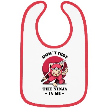 Discover Karate Ninja Cat Kung Fu Bibs