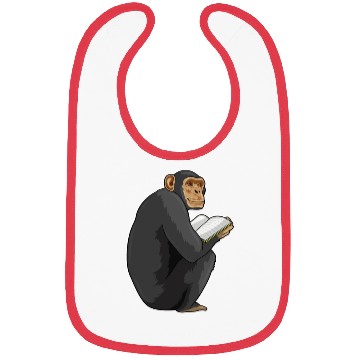 Discover Monkey As Nerd With Book Bibs