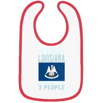 Discover Louisiana Flag US State Bibs