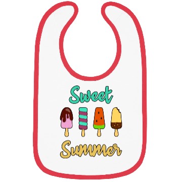 Discover Sweet Summer Summer Popsicles Ice Cream Cool Bibs